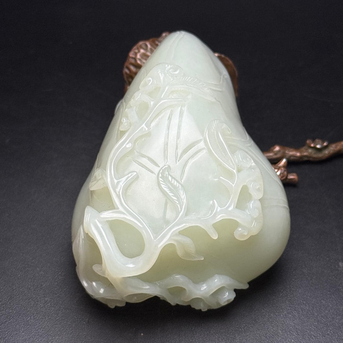 Chinese Hetian Jade Brush Washer - 5