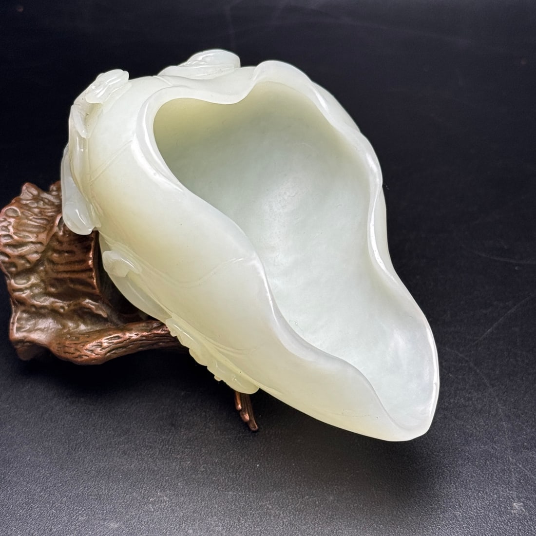 Chinese Hetian Jade Brush Washer - 6