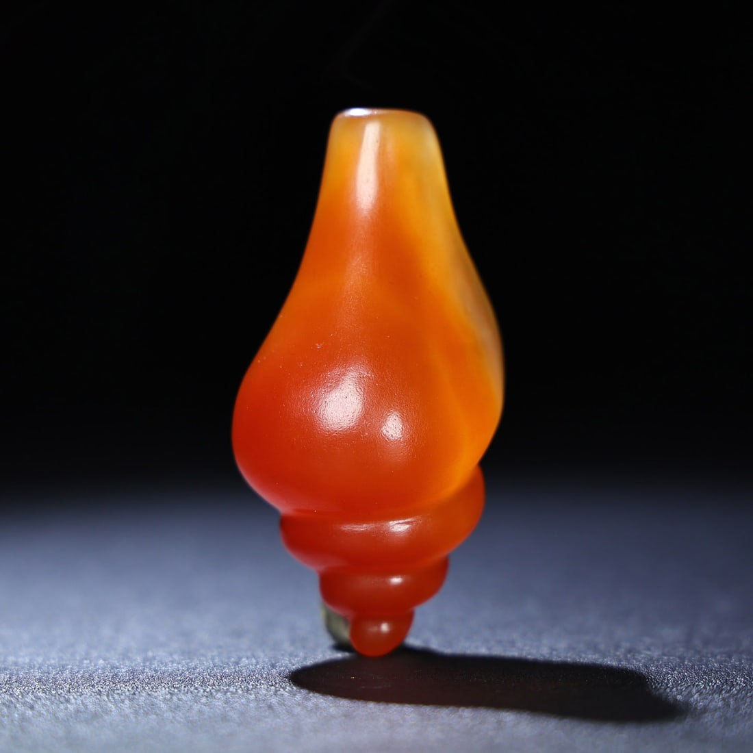 Beautiful Chinese Agate Conch Statue (1 of 9)