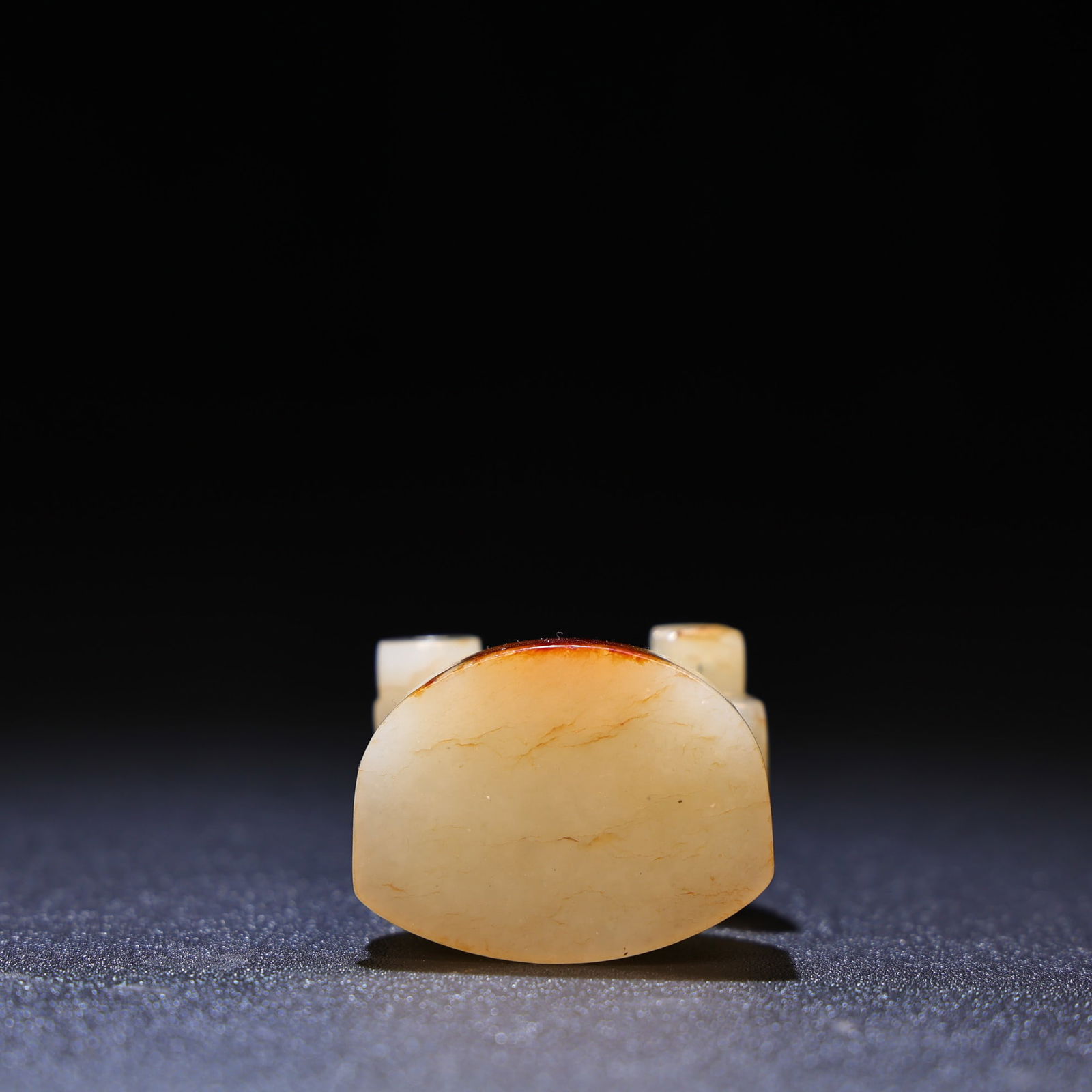 Old Chinese Hetian Jade Figure Statue - 5