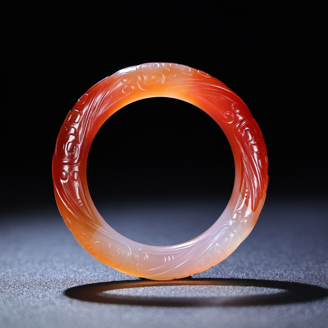 Inside Diameter 56mm Chinese Agate Bracelet (1 of 9)