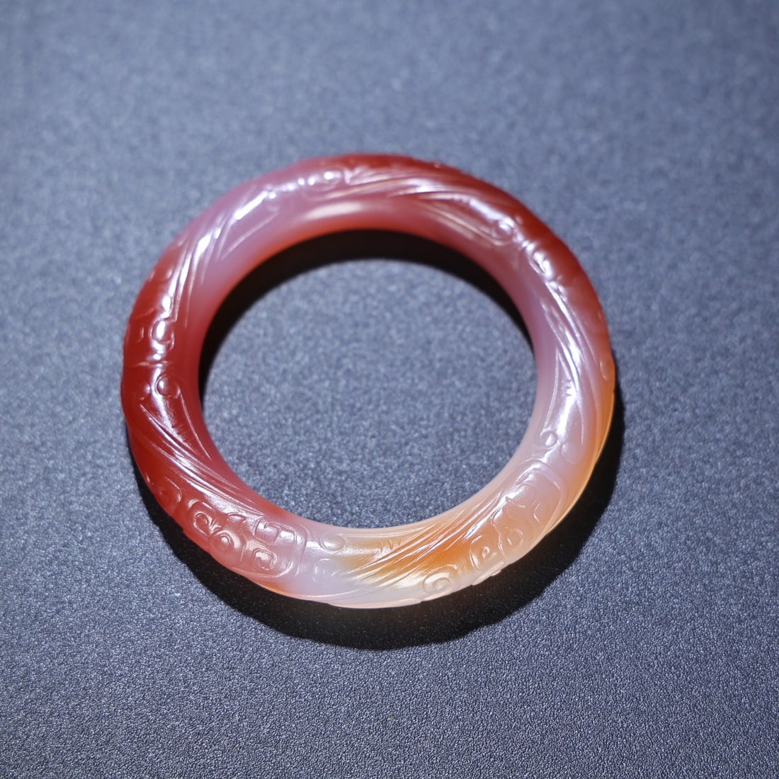 Inside Diameter 56mm Chinese Agate Bracelet - 5