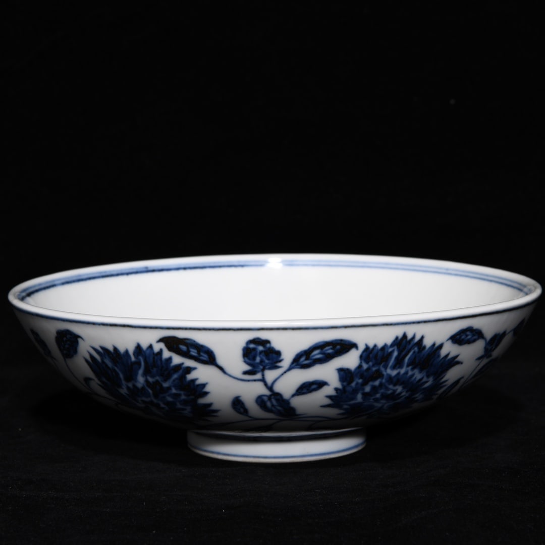 Chinese Blue and White Porcelain Bowl - 2
