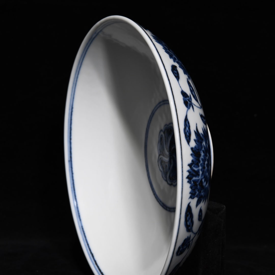 Chinese Blue and White Porcelain Bowl - 5