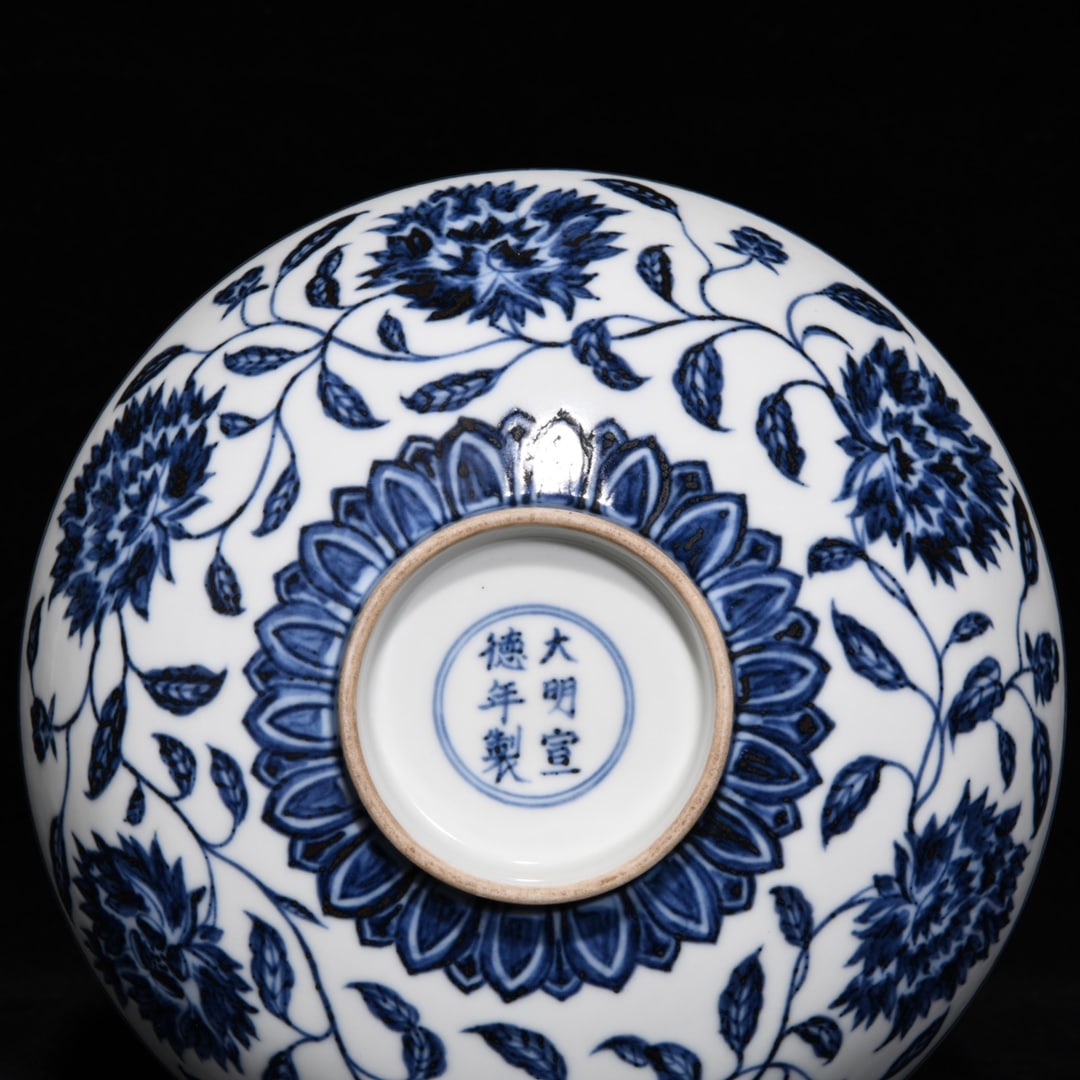 Chinese Blue and White Porcelain Bowl - 9