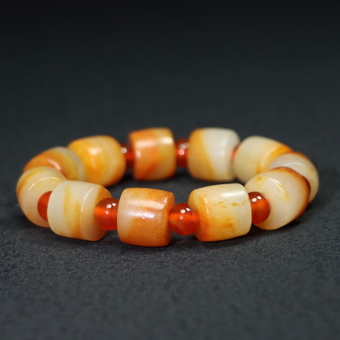 Chinese Hetian Jade Bracelet Hand Chain - 2