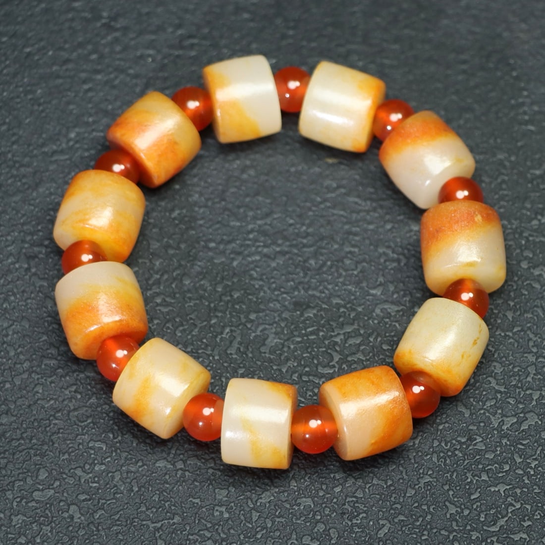 Chinese Hetian Jade Bracelet Hand Chain - 3