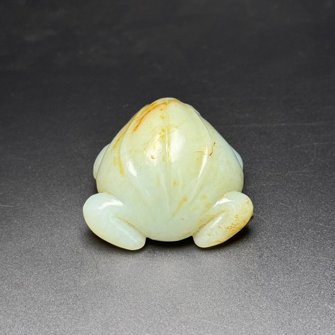 Old Chinese Hetian Jade Frog Statue Pendant - 5