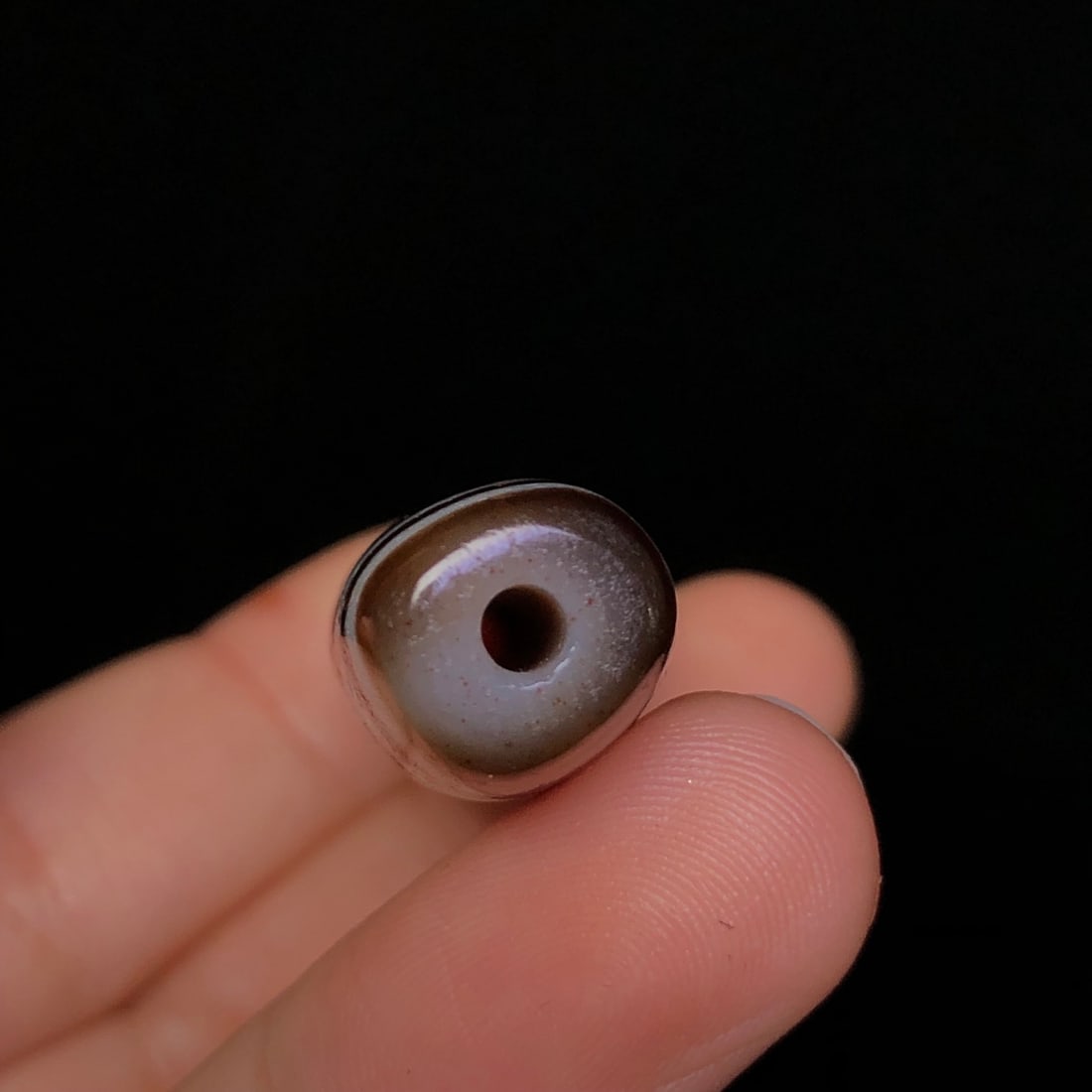 Old Tibetan Nine Eyes DZI Agate Pendant - 9