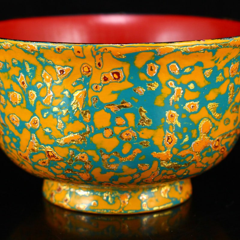 Chinese Gilt Gold Lacquerware Bowl - 2