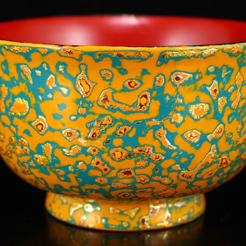 Chinese Gilt Gold Lacquerware Bowl - 3