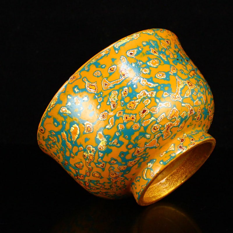 Chinese Gilt Gold Lacquerware Bowl - 7