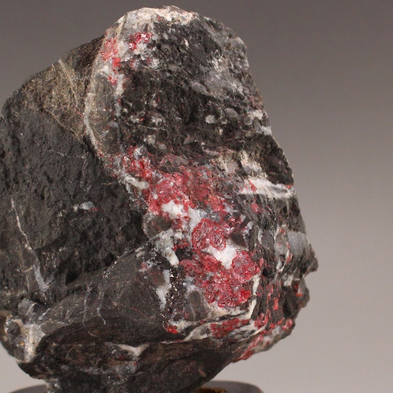 Chinese Natural Cinnabar Stone Original Stone Statue - 7