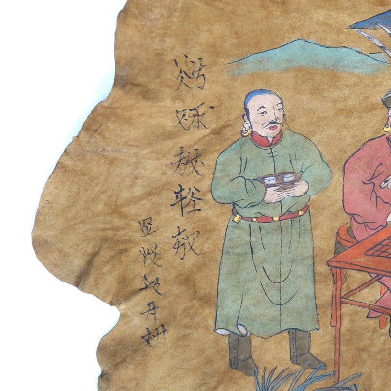 Chinese Sheepskin Figure Painting - 3