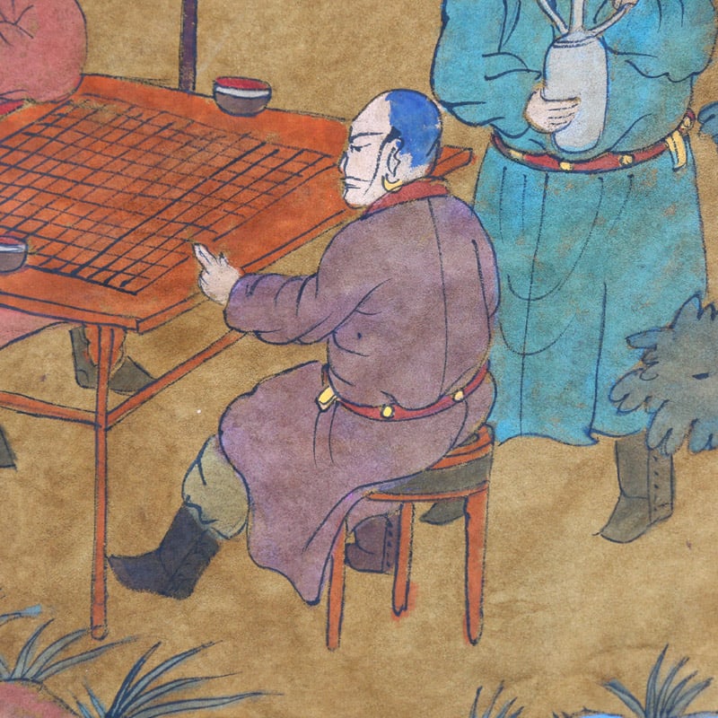 Chinese Sheepskin Figure Painting - 7