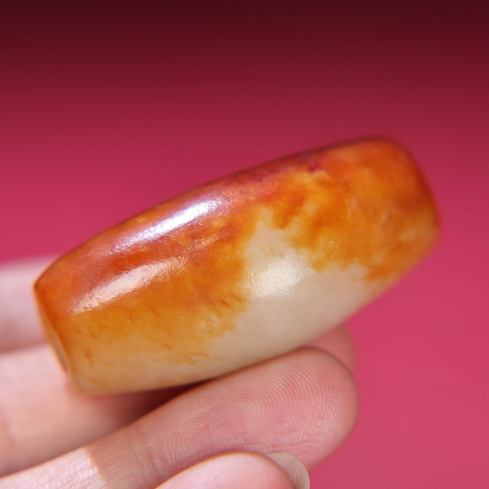 Old Chinese Hetian Jade Pendant/Lezi - 3