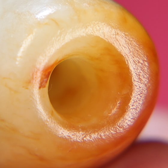 Old Chinese Hetian Jade Pendant/Lezi - 5