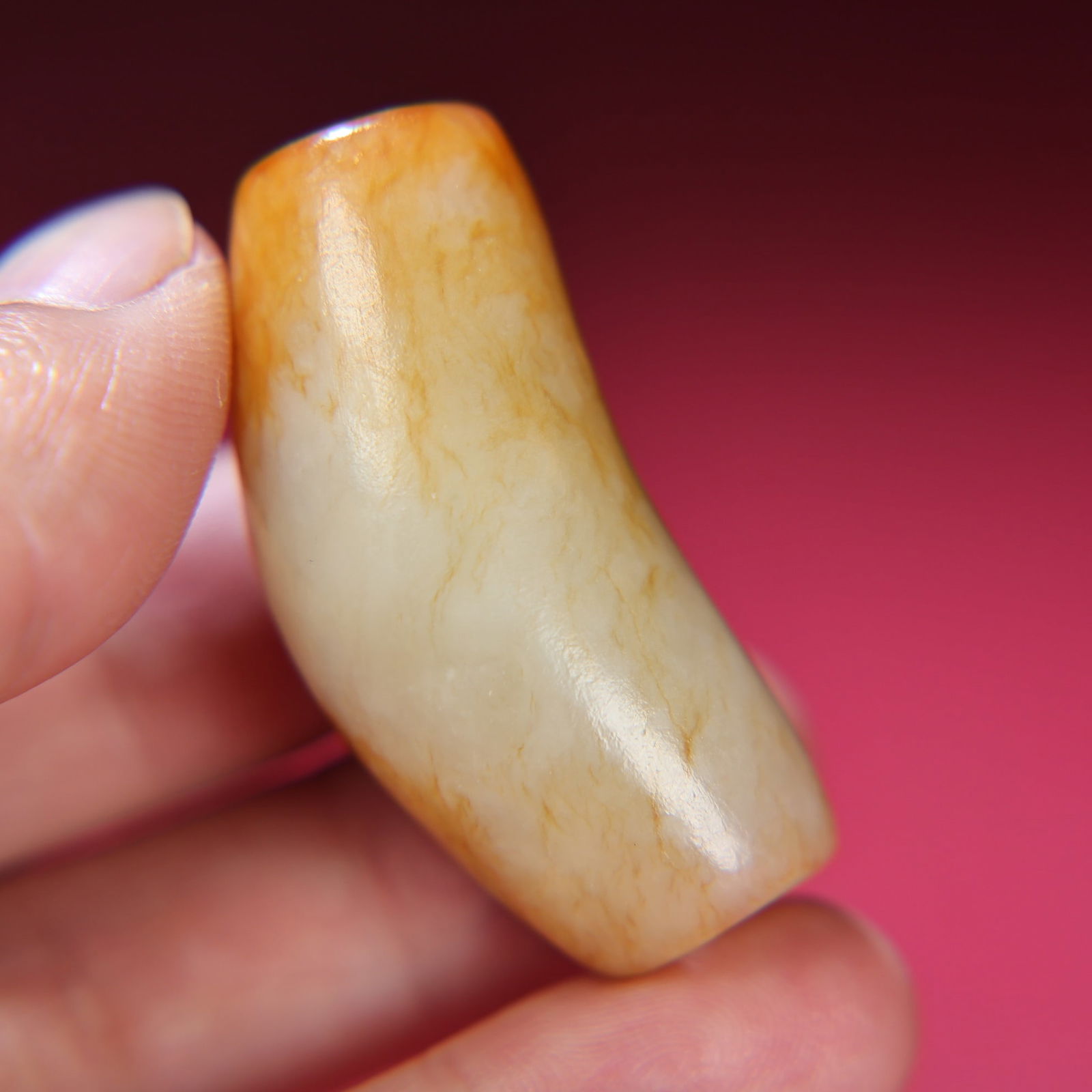 Old Chinese Hetian Jade Pendant/Lezi - 9