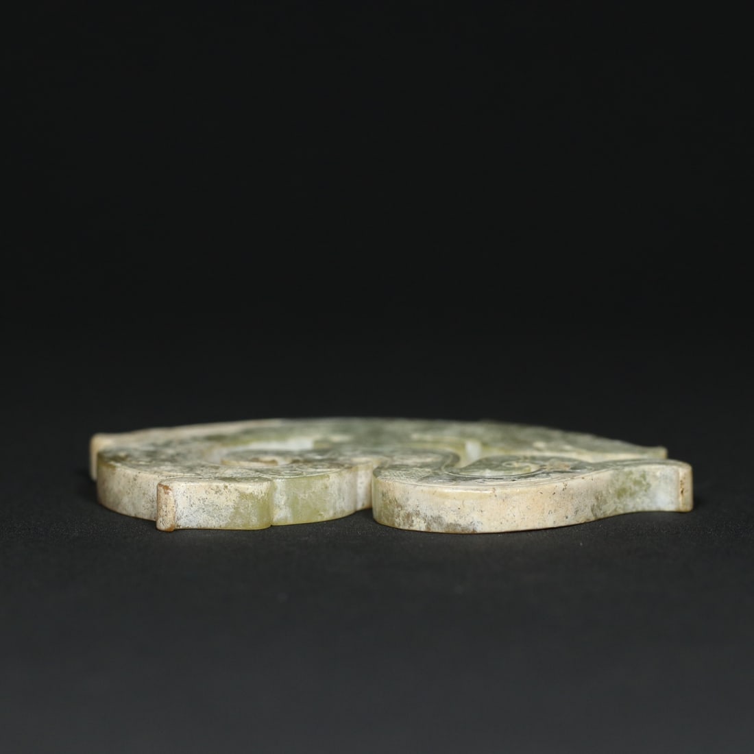 Old Chinese Hetian Jade Dragon Pendant - 3