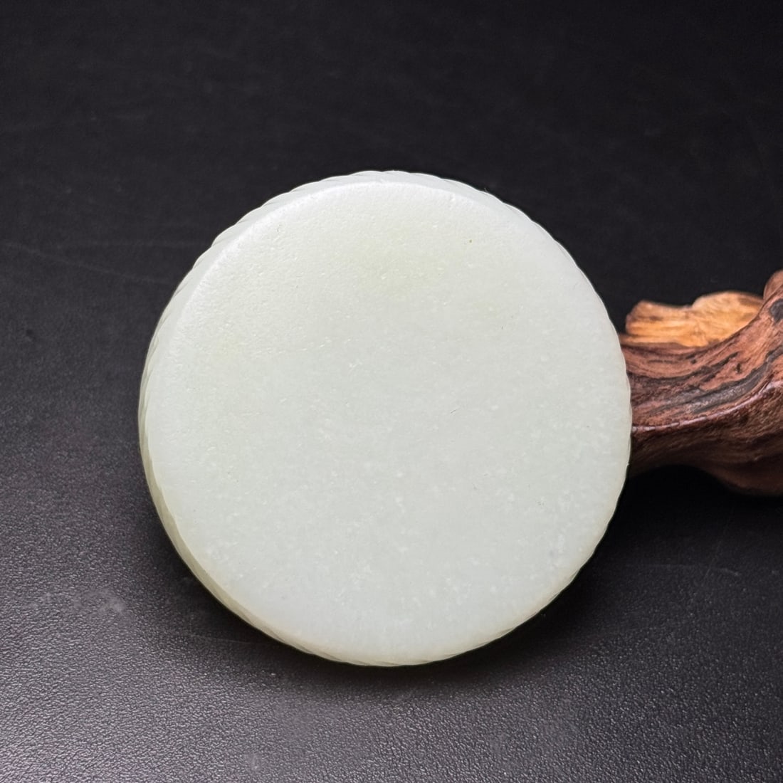 Chinese Hetian Jade Carved Dragon Incense Burning Tool - 6