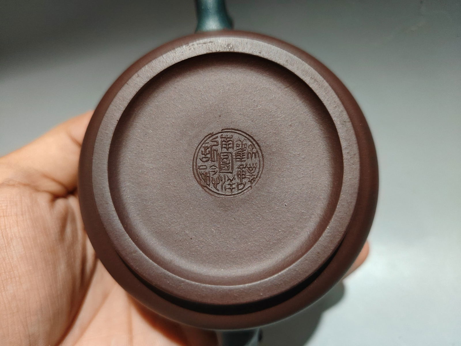 Chinese Yixing Zisha Poetic Prose Teapot - 9