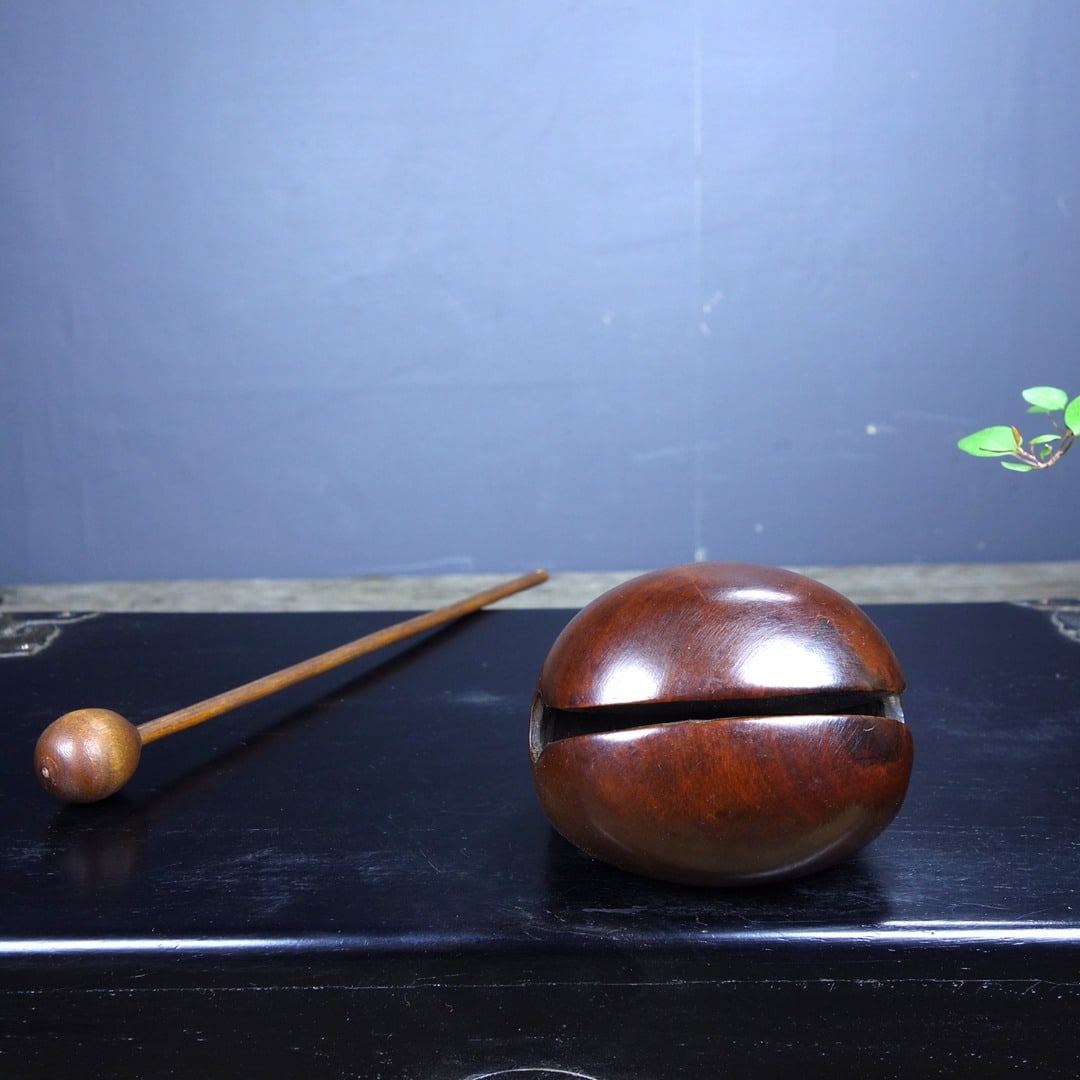 Chinese Boxwood Wood Carved Wooden Fish Statue - 7