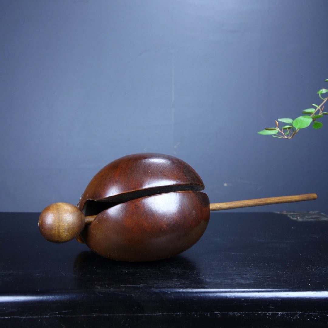 Chinese Boxwood Wood Carved Wooden Fish Statue - 9