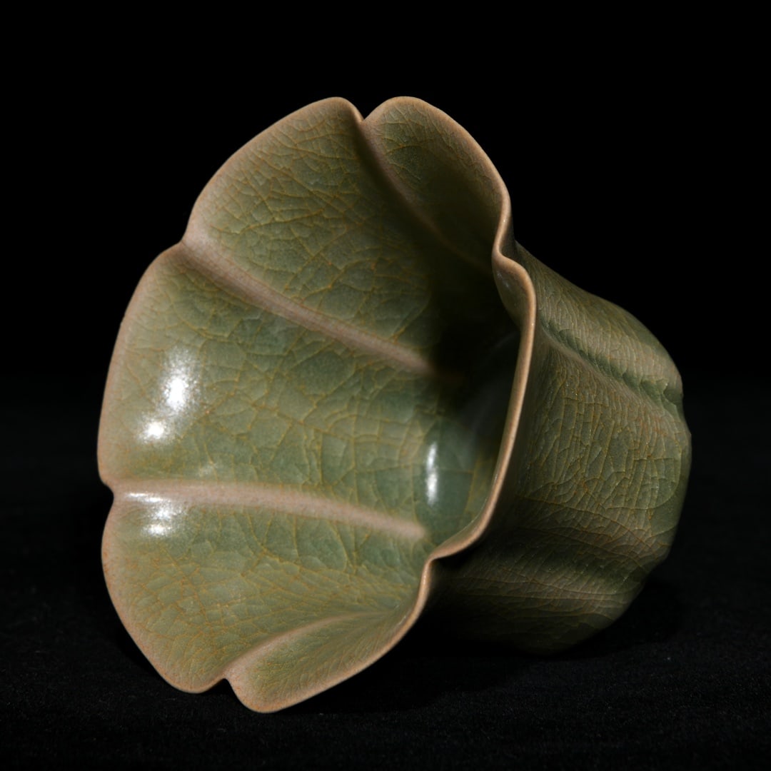 A Pair Chinese Ru Kiln Porcelain Cup w Saucer - 5