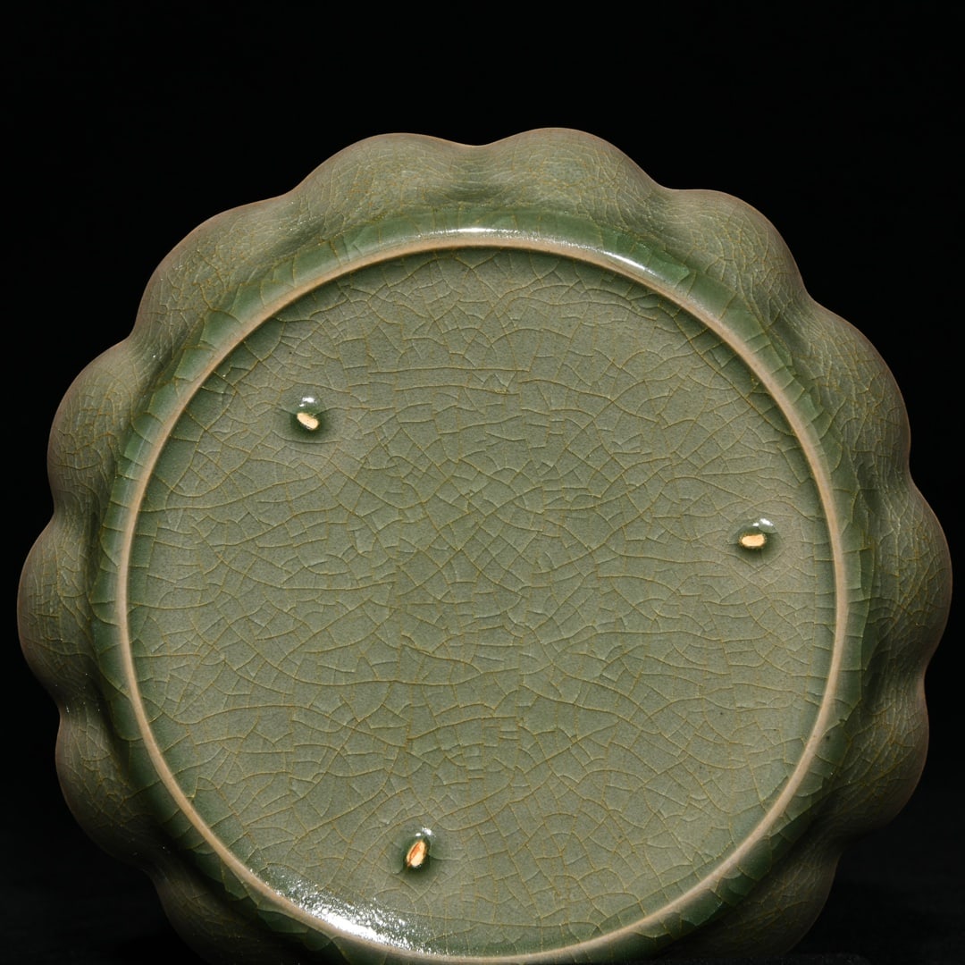 A Pair Chinese Ru Kiln Porcelain Cup w Saucer - 9