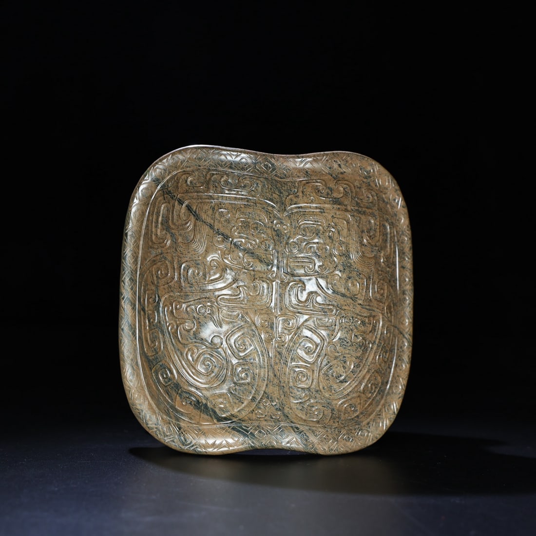 Superb Vintage Chinese Hetian Jade Hand Carved Turtle Shell Statue (1 of 8)