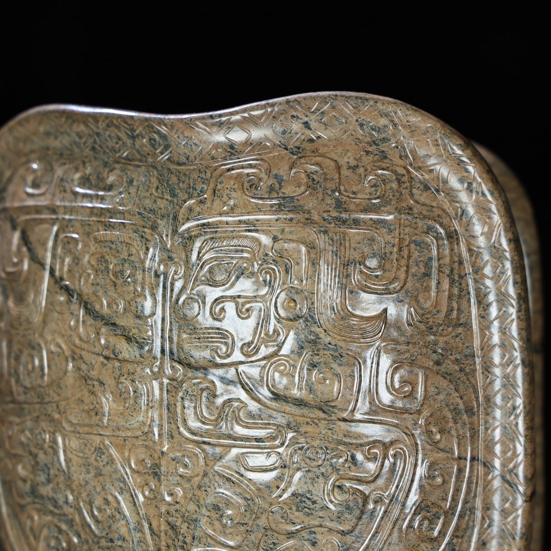 Superb Vintage Chinese Hetian Jade Hand Carved Turtle Shell Statue - 3