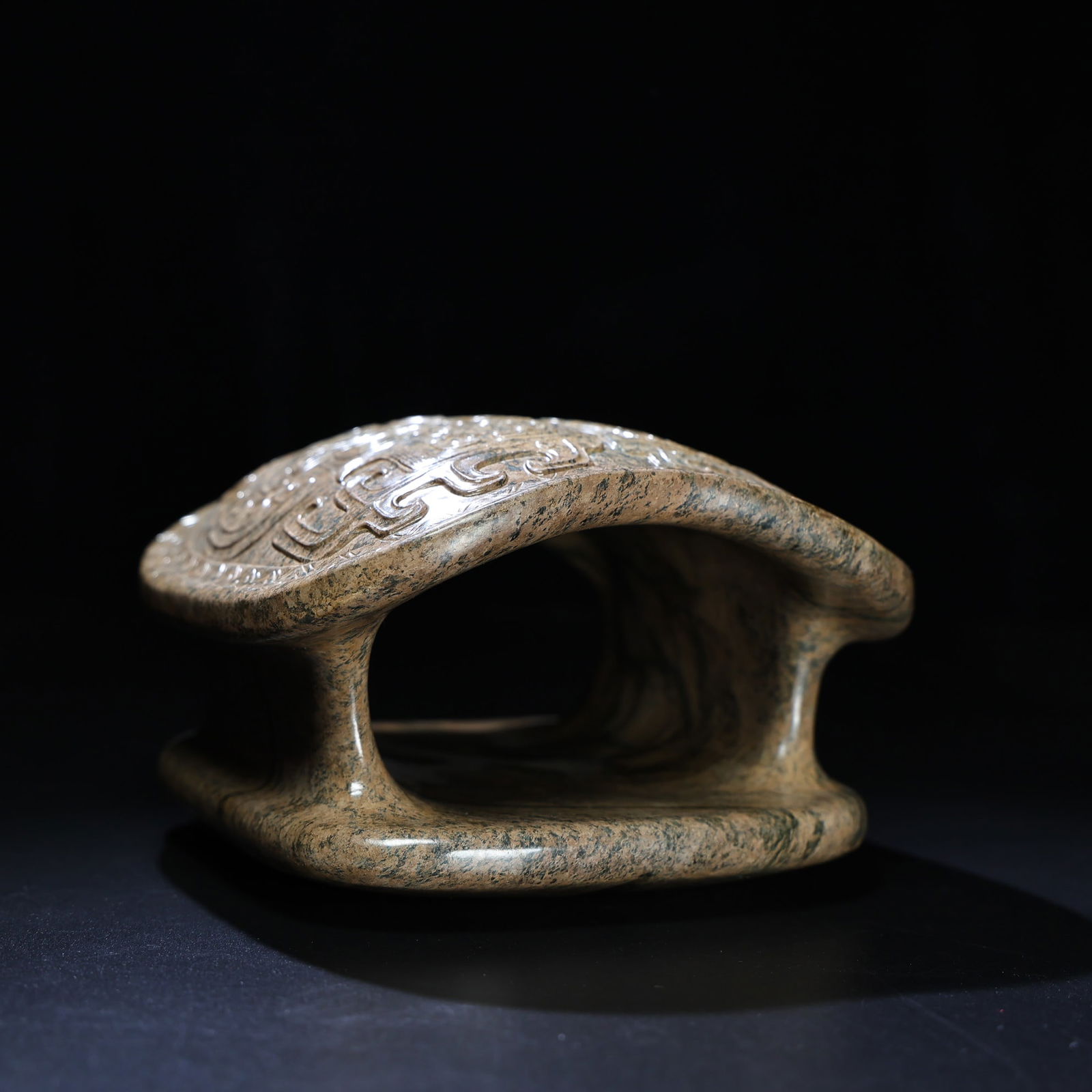 Superb Vintage Chinese Hetian Jade Hand Carved Turtle Shell Statue - 5