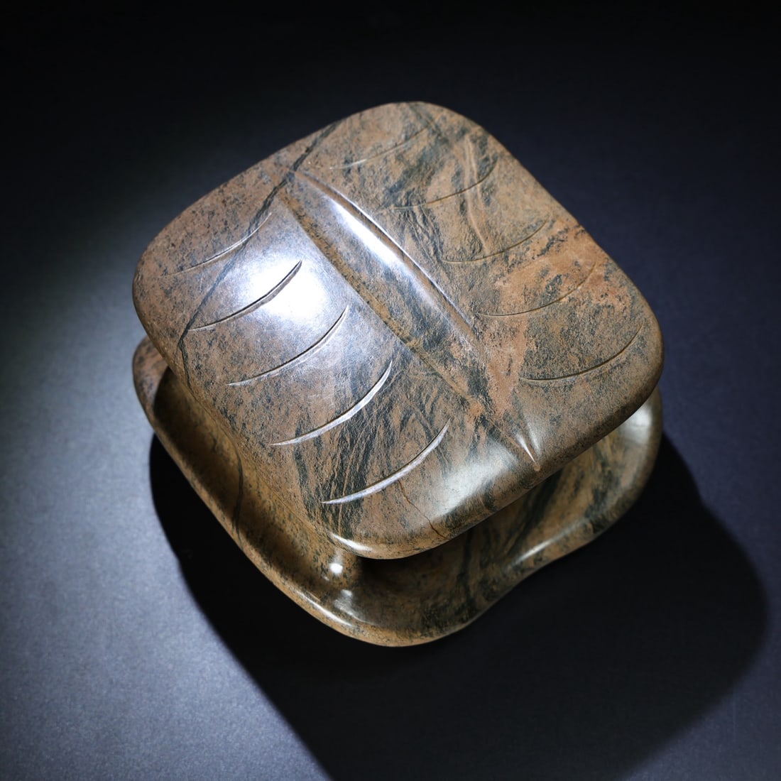 Superb Vintage Chinese Hetian Jade Hand Carved Turtle Shell Statue - 6