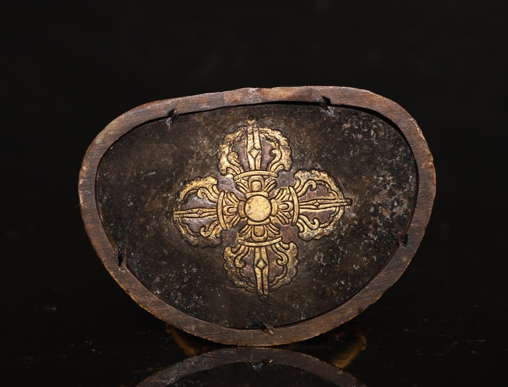 Superb Old Tibetan Gilt Gold Copper Four Arm Kwan-yin Statue - 9