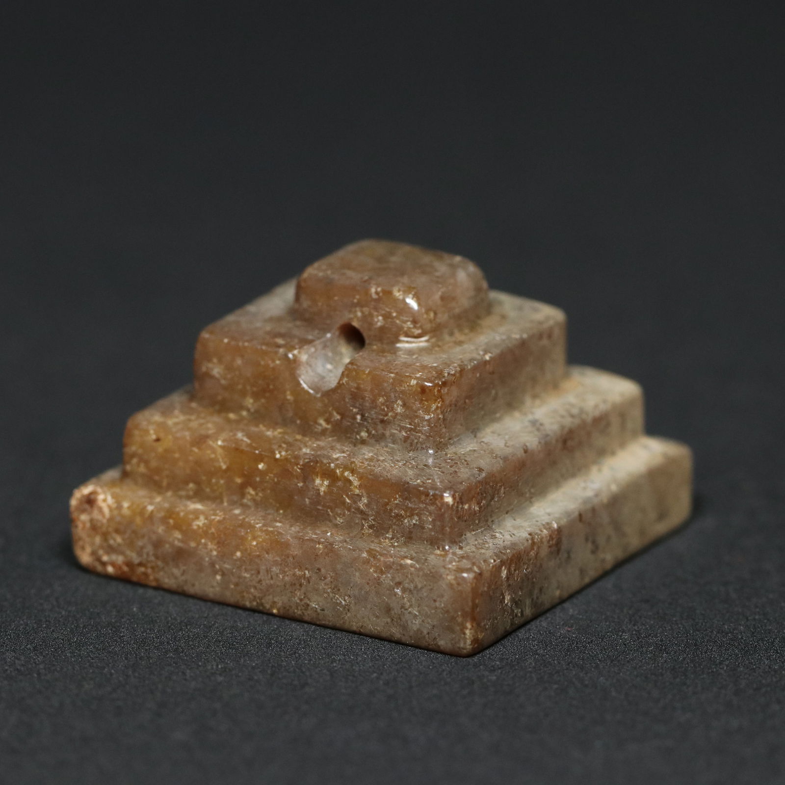 Vintage Chinese Hetian Jade Seal - 3