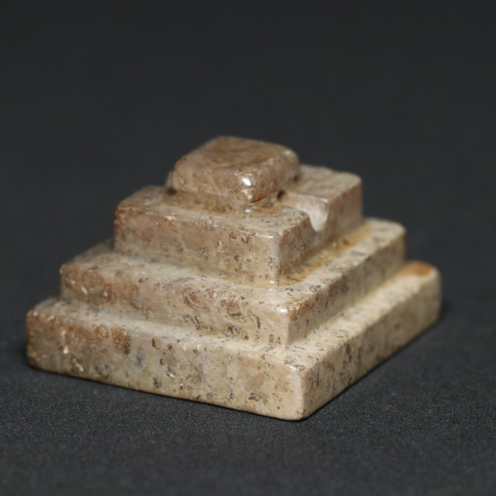 Vintage Chinese Hetian Jade Seal - 4