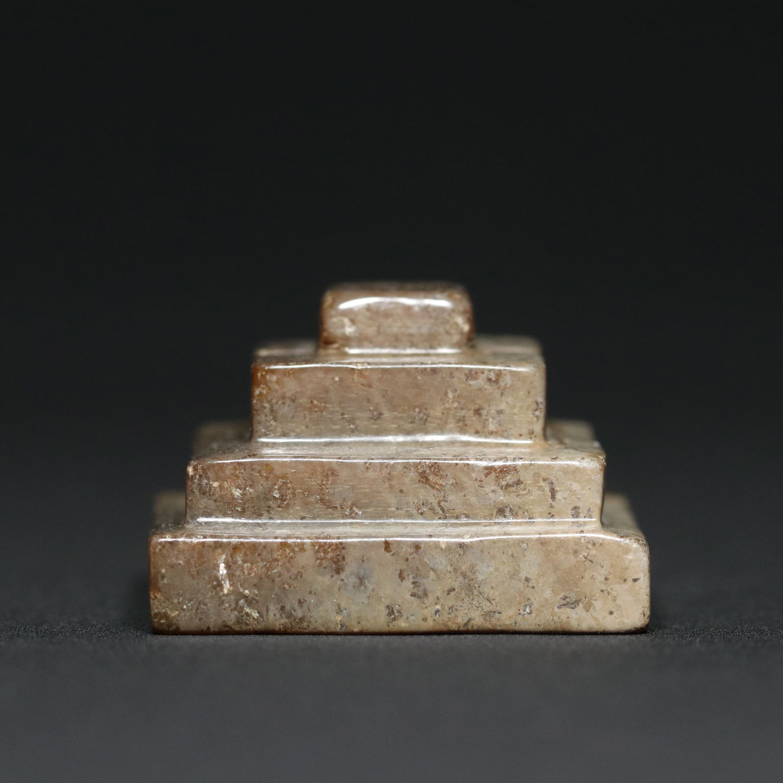 Vintage Chinese Hetian Jade Seal - 8