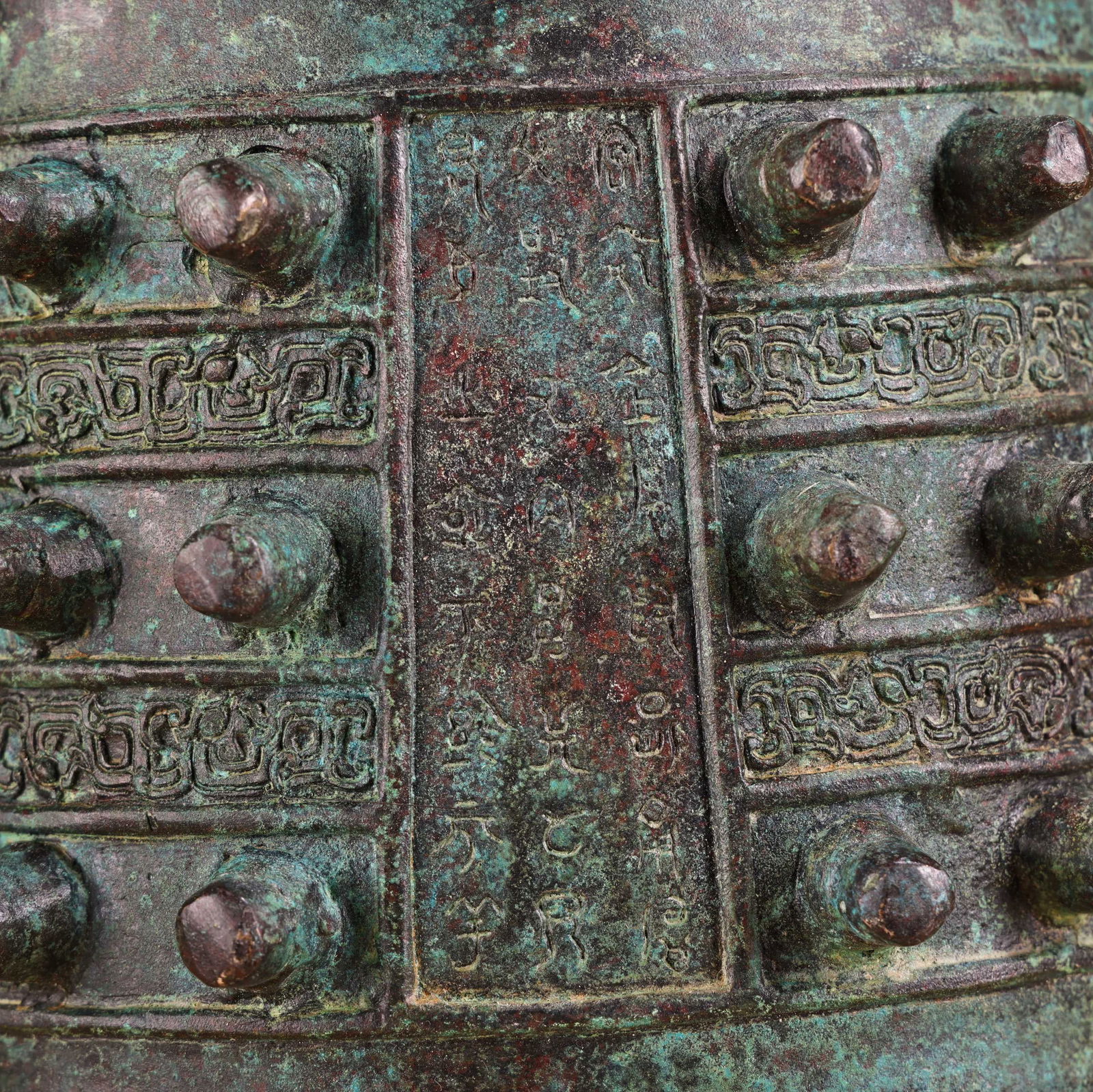 Vintage Chinese Bronze Chime bell Statue - 7