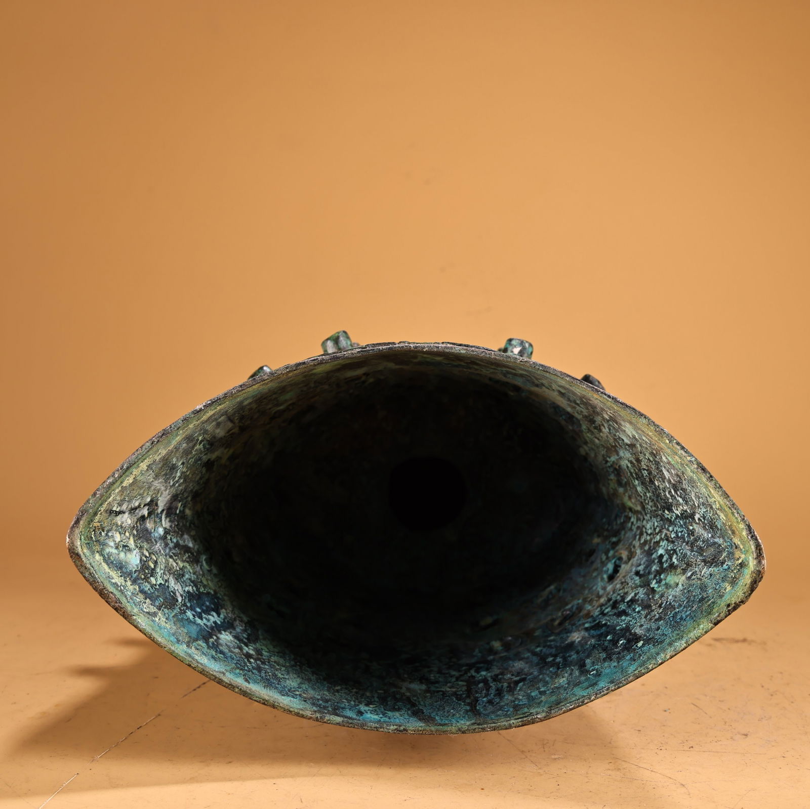 Vintage Chinese Bronze Chime bell Statue - 9