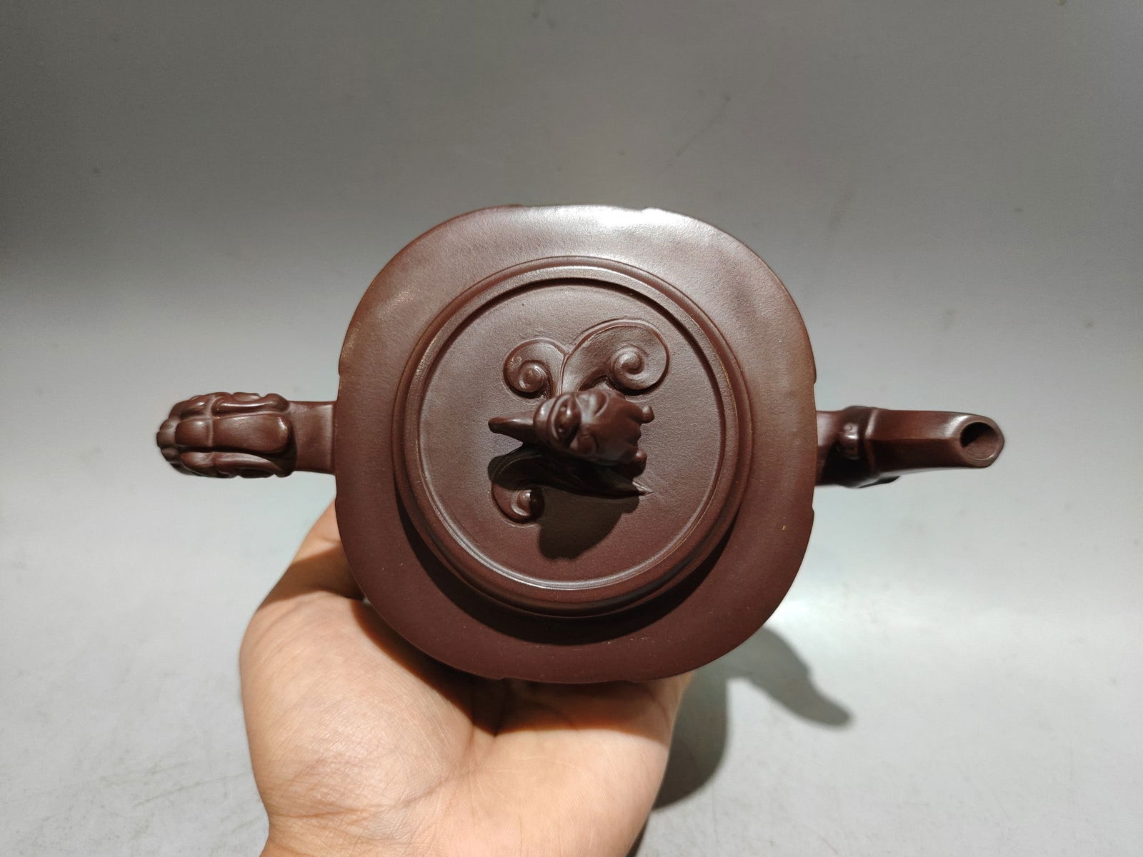Chinese Yixing Zisha Clay Fortune Dragon Teapot - 5