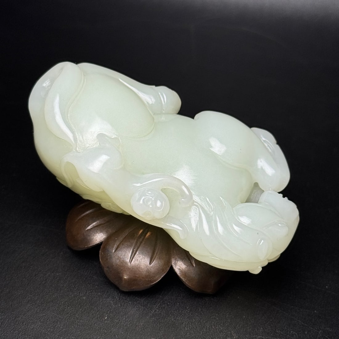 Superb Chinese Hetian Jade Horse & Monkey Statue - 5
