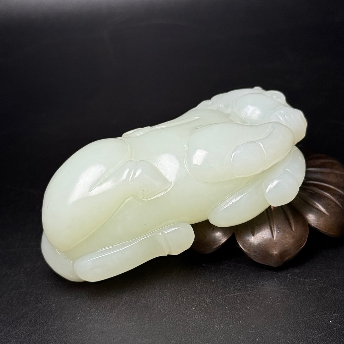 Superb Chinese Hetian Jade Horse & Monkey Statue - 6
