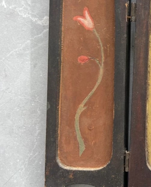 Portrait, Mary, Religious - Painting Antique Original - 4