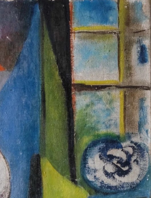 Expressionist, Portrait Woman - Painting Original signed - 4