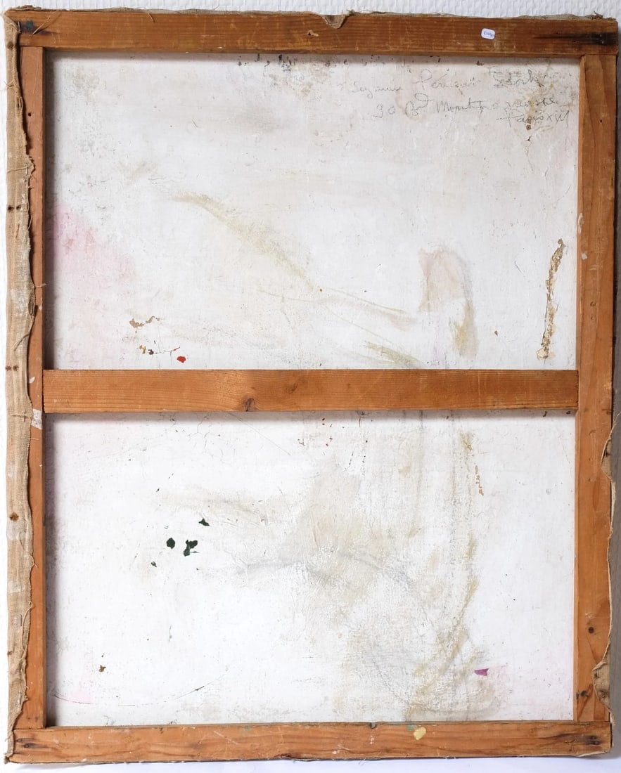 Expressionist, Portrait Woman - Painting Original signed - 8