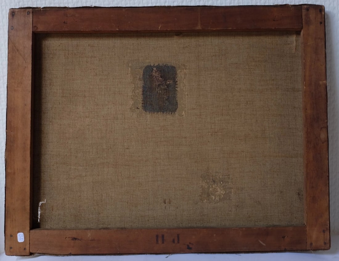 Coastal Seaview Landscape – Early 20th Century Antique French Painting - 7