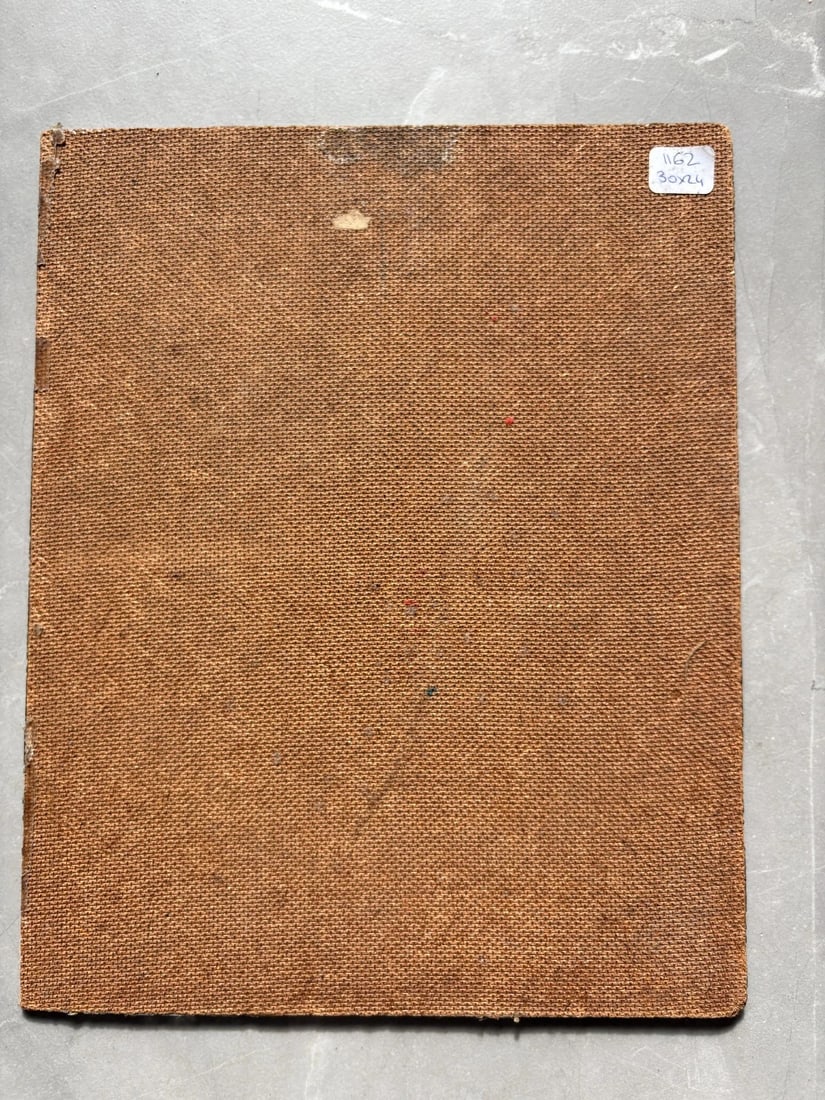 Man, Portrait, People, Expressionist - Antique Oil Painting Signed - 8