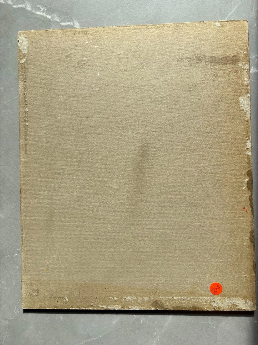 Woman, Portrait, Figure, Expressionist - Antique Oil Painting Signed - 8