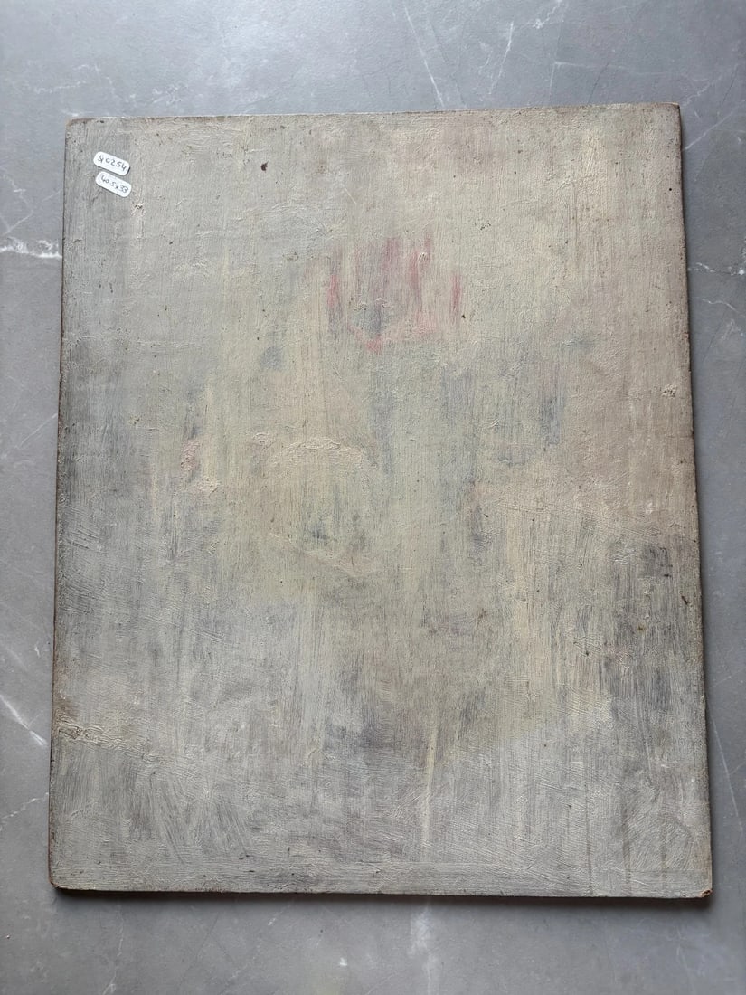 Church, Architecture, Cityview, Building - Painting Antique Original - 8