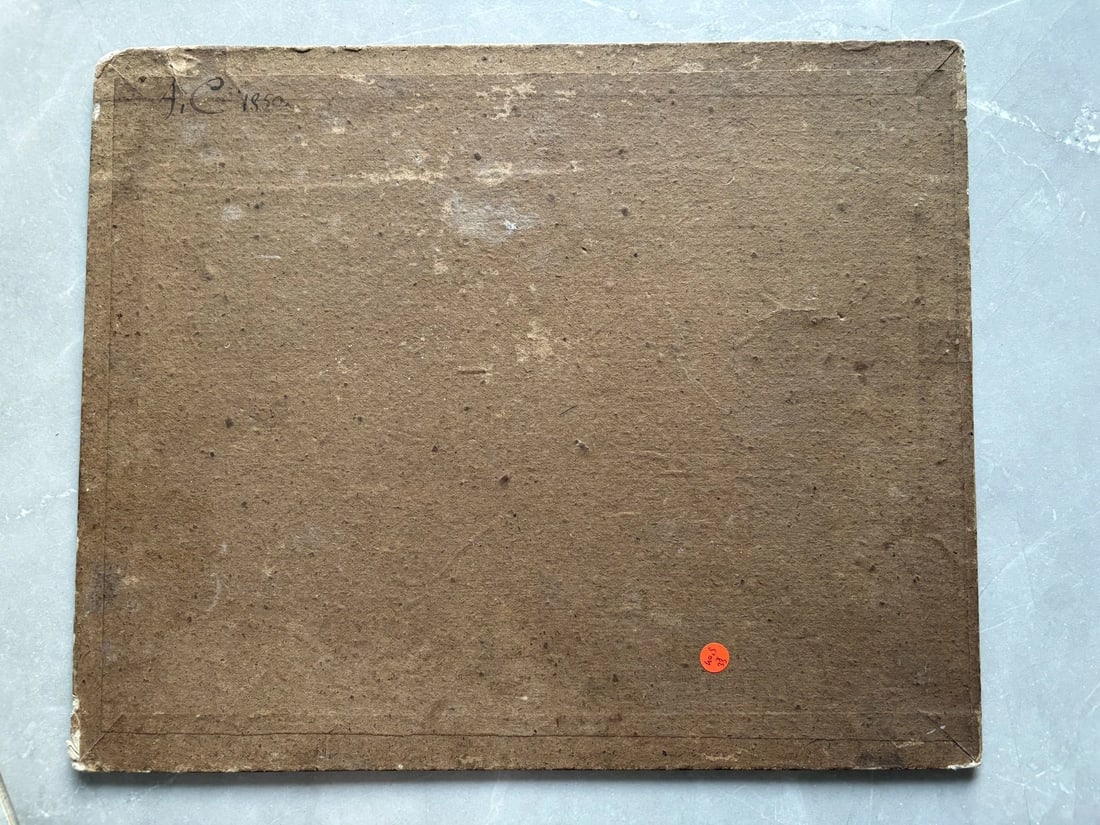 Conflict, War, History, People - Painting Antique Original 1850 - 8